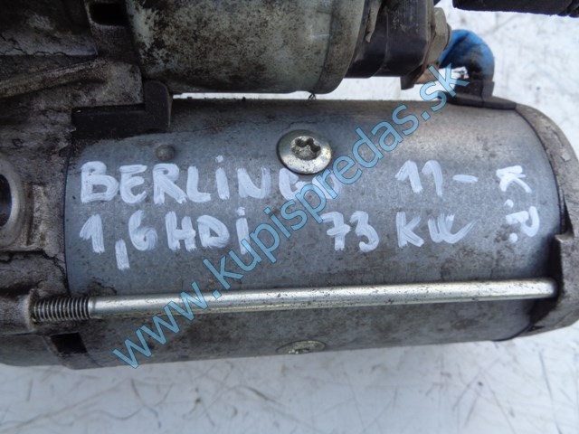 štartér na citroen berlingo 1,6hdi, 9662854180 06